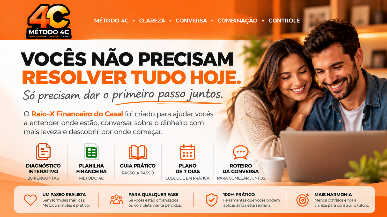 Materiais do Raio-X Financeiro do Casal